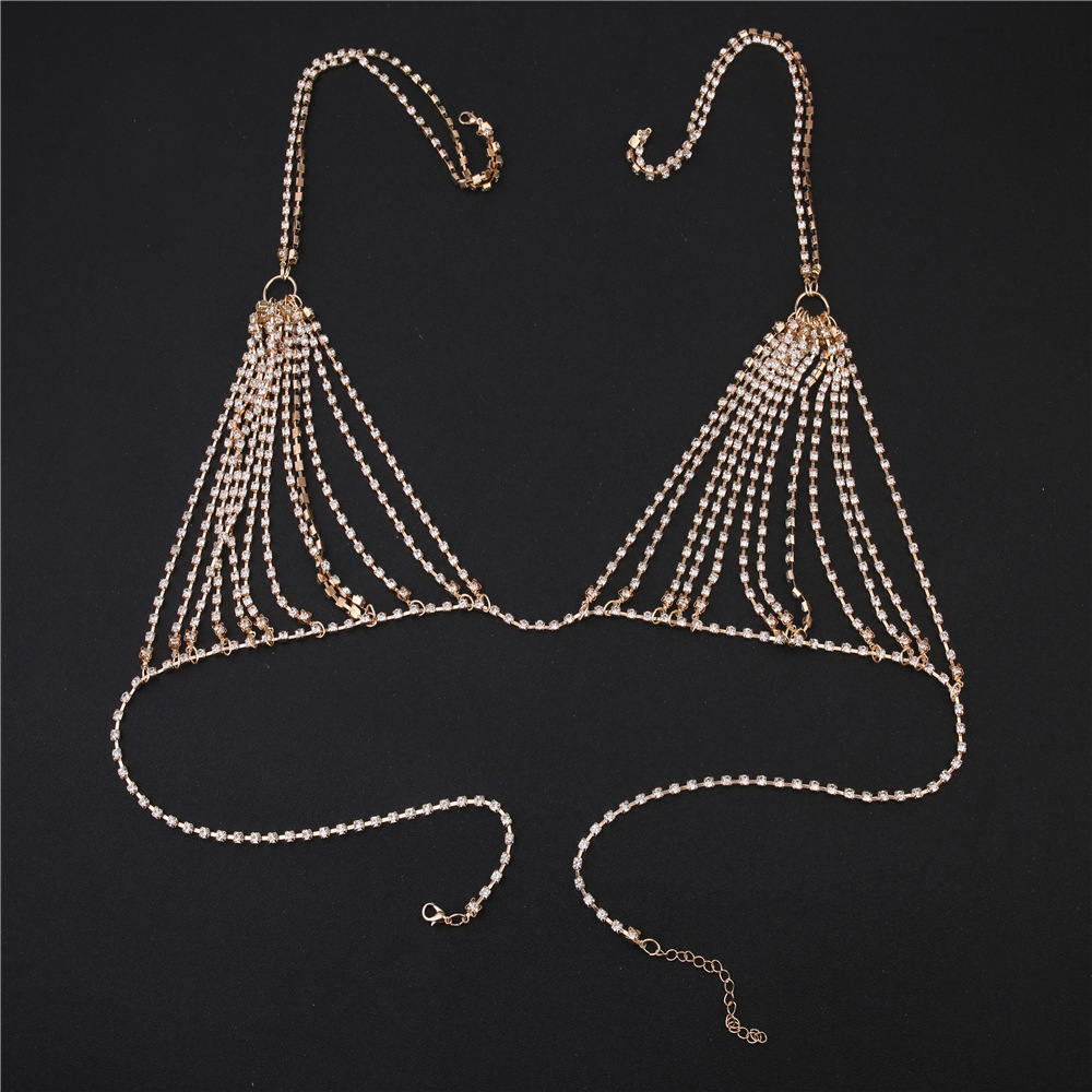 Luxury Heart Crytal Bikini Bod - Thong Bikini Women ulasan dan harga