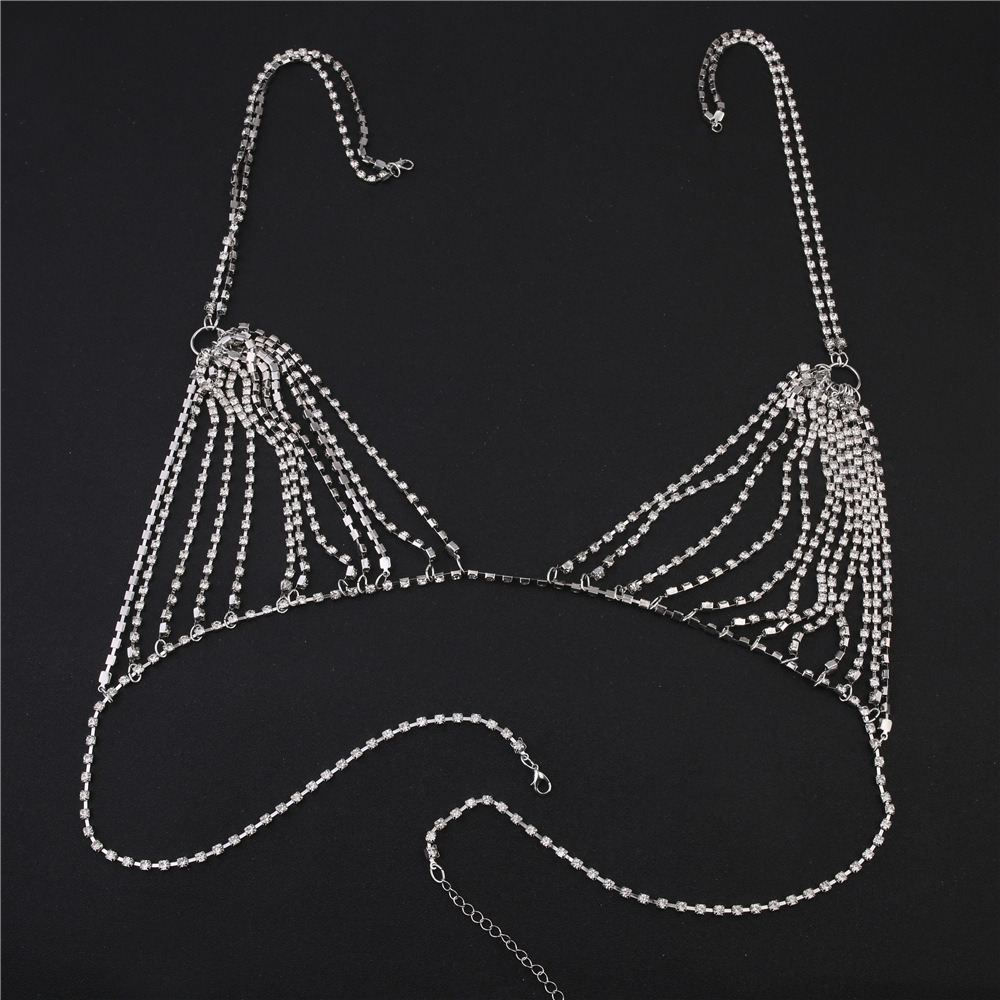 Luxury Heart Crytal Bikini Bod - Thong Bikini Women ulasan dan harga