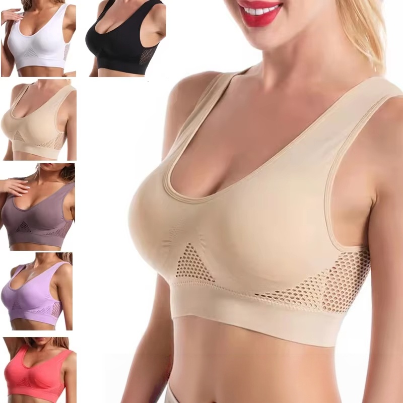 Plus Size 1pcs Women Sports Br - Seamless Underwear Women ulasan dan harga