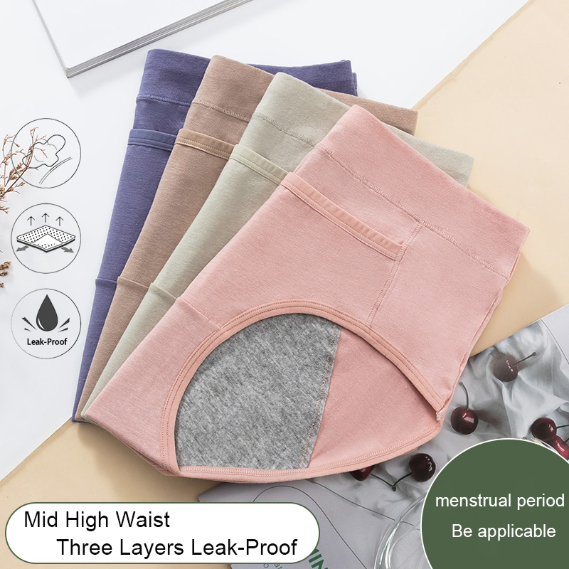 Cotton Menstrual Panties Leak  - Seamless Underwear Women ulasan dan harga