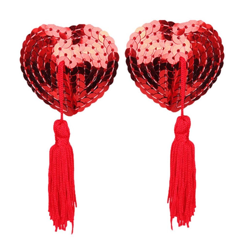 1 Pair Sexy Heart Shape Bra Ni - Nipple Cover Pasties ulasan dan harga