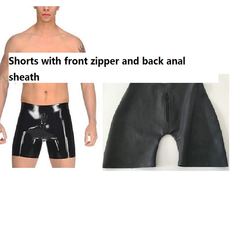 Handmade Men Latex Rubber Feti - Boyshort Underwear ulasan dan harga