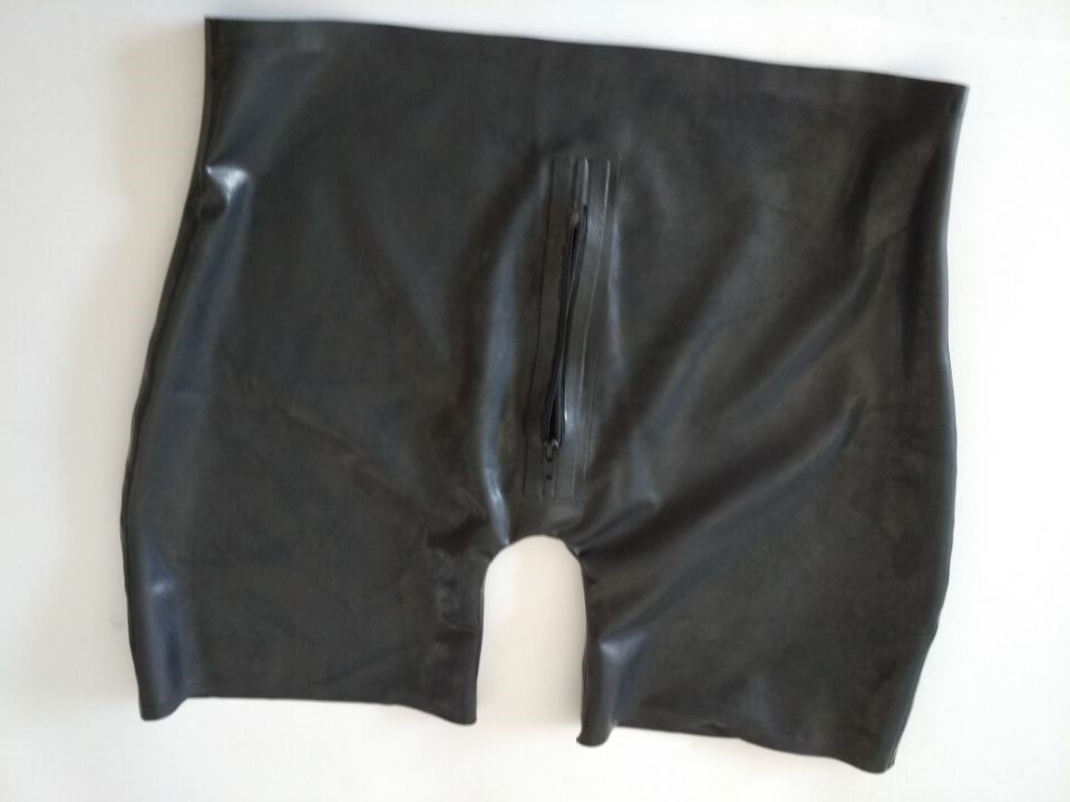 Handmade Men Latex Rubber Feti - Boyshort Underwear ulasan dan harga