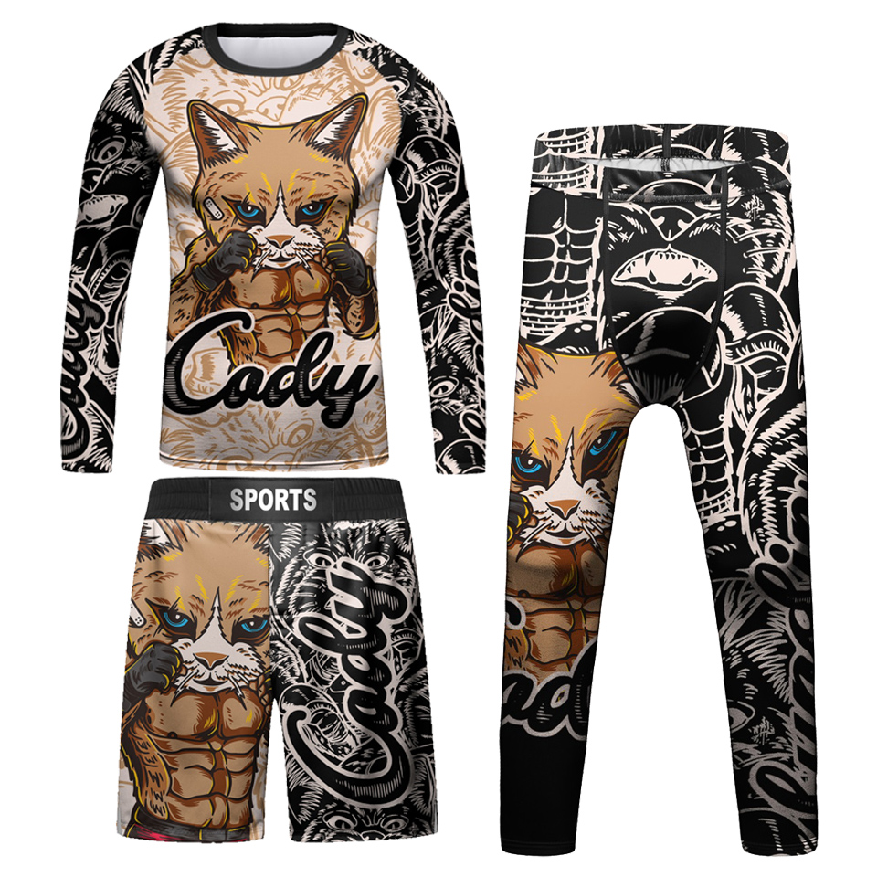 Kids Bjj Rashguard Jiu  T-shir - Boyshort Underwear ulasan dan harga