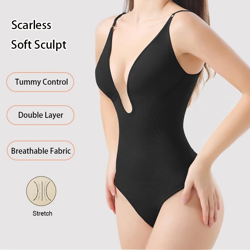 Women's Backless Bodysuit Shap - Seamless Underwear Women ulasan dan harga